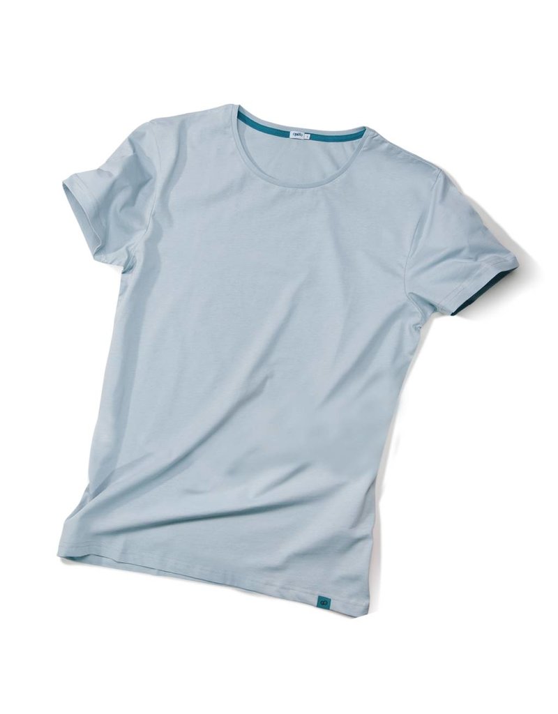 Basic Shirt Männer - hellgrau