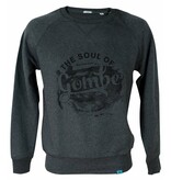 Gombe - Sweatshirt dunkelgrau meliert