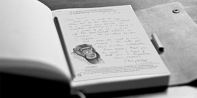 Ein Brief von Jane Goodall