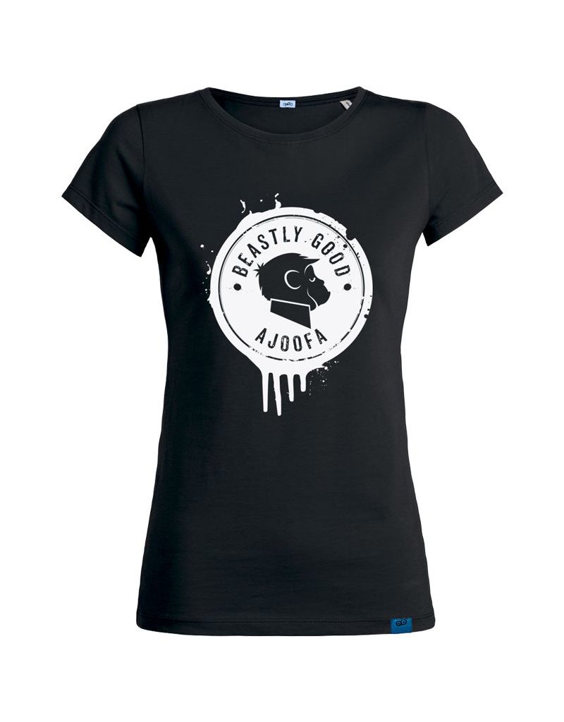 ajoofa Beastly Good Frauen-Shirt - schwarz