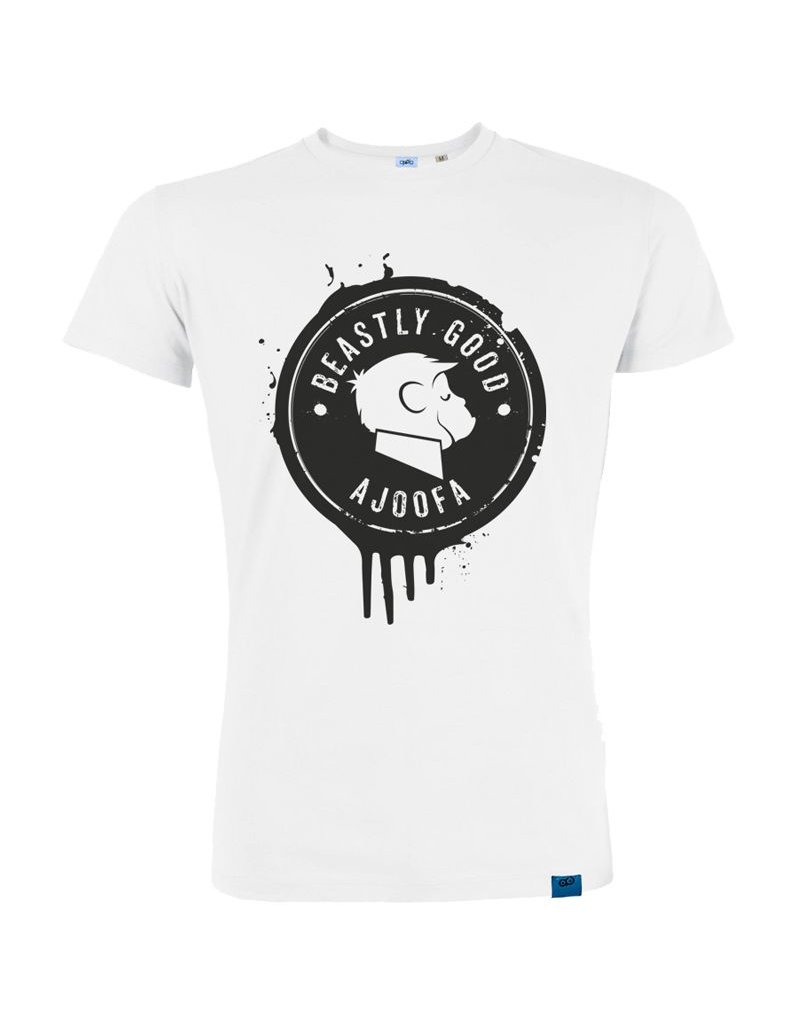 ajoofa Beastly Good Männer-Shirt - weiß