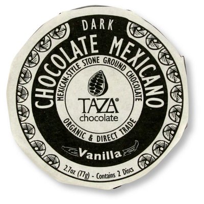 Taza Chocolate Dunkle Bio-Schokolade 50% Vanilla