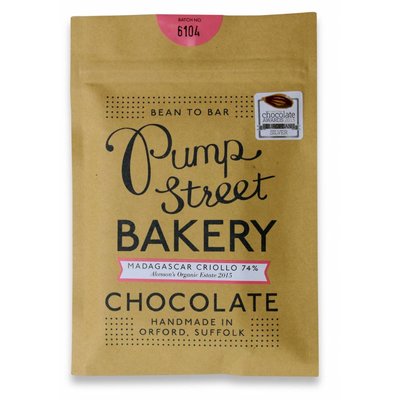 Pump Street Bakery Dunkle Schokolade Madagascar Criollo 74%