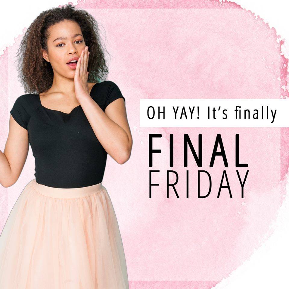 Final Friday 16 februari!