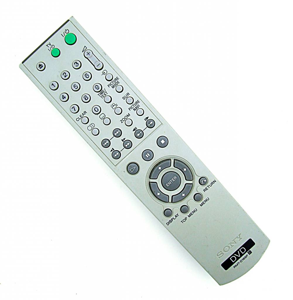 Original Sony RMT D166P DVD Remote Control Onlineshop For Remote Controls