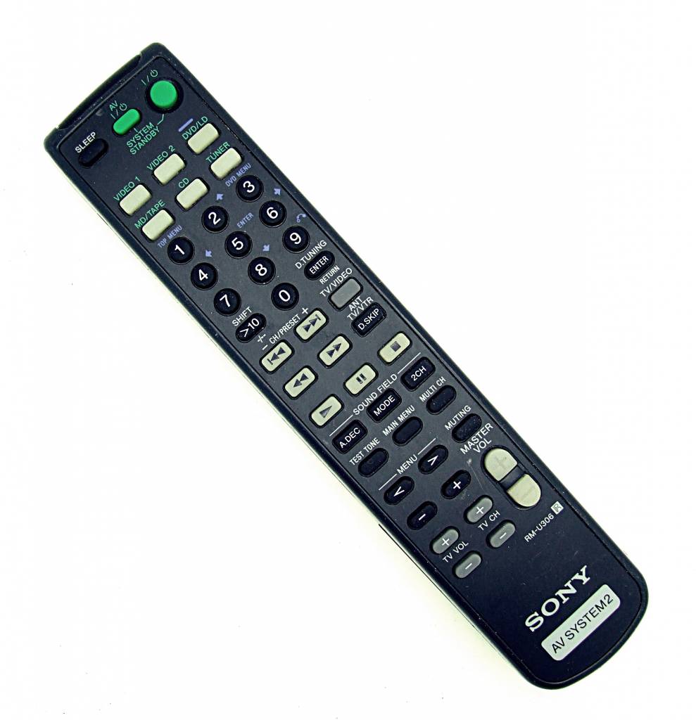 Original Sony RMU306 AV System2 VCR,DVD,MD,CD remote control for remote controls