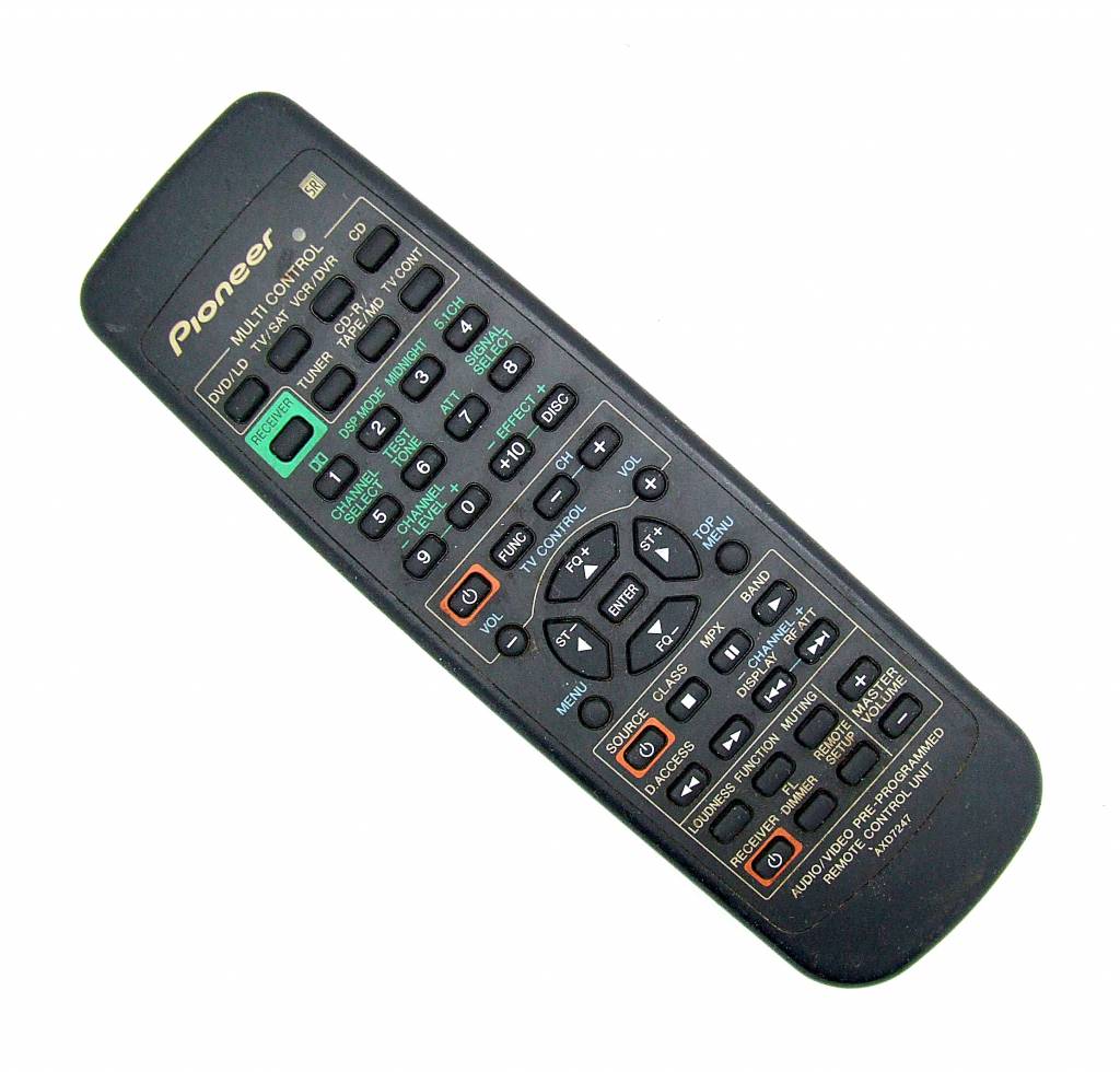 remote control for pioneer dvd player