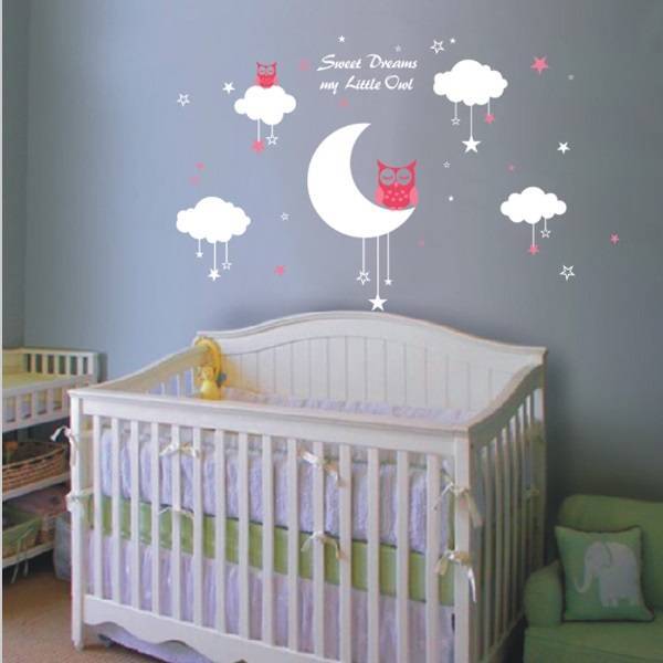 Muurstickers voor in je babykamer