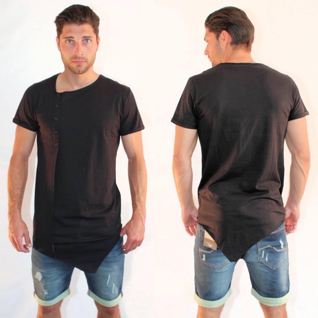 T shirt lange achterkant