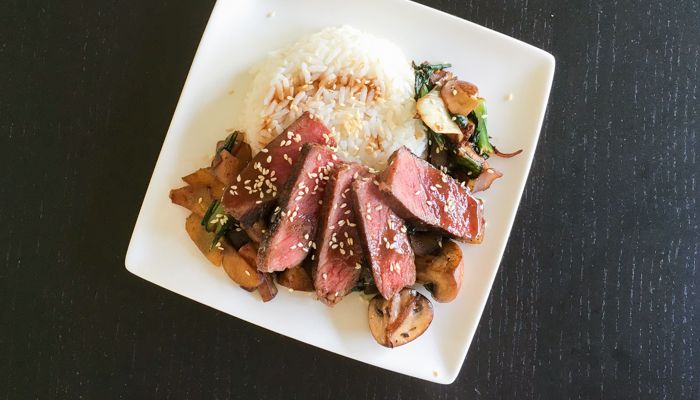 Wereldgerecht Japanse Beef Teriyaki moet zijn kip Teriyaki
