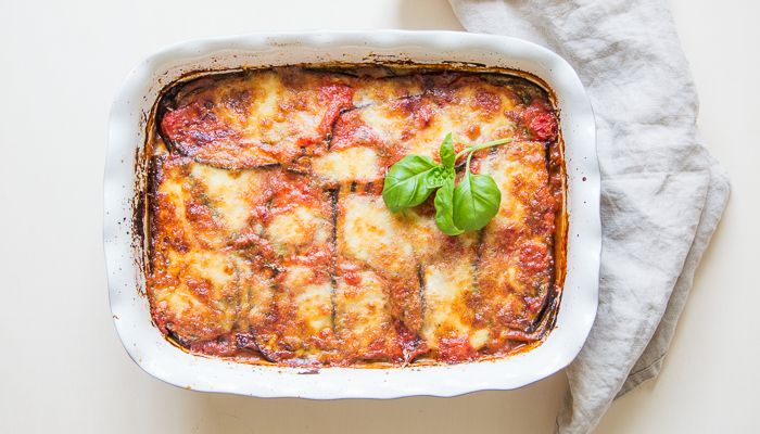 Authentiek Siciliaanse aubergine lasagne zonder pasta