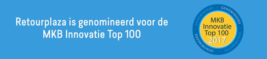 Retourplaza behoort tot 100 meest innovatieve MKB bedrijven volgens de Kamer van Koophandel