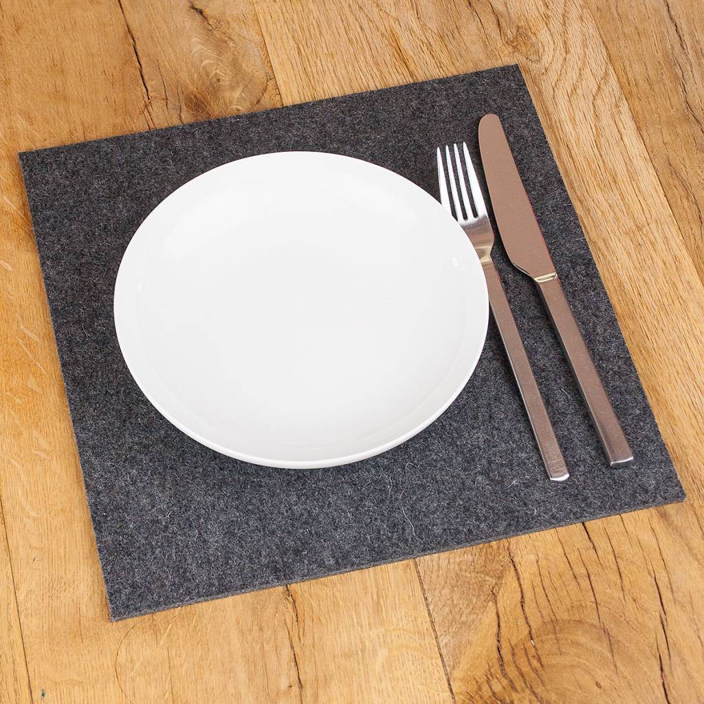 Felt Placemats Quadrat Dark Gray Mixed Square Cm Cm - Werktat Felt Placemats Quadrat Dark Gray Mixed Cm Cm felt placemats quadrat dark gray mixed square cm cm - werktat felt placemats quadrat dark gray mixed cm cm