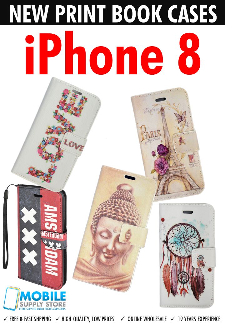 iPhone 8 Print Book Cases