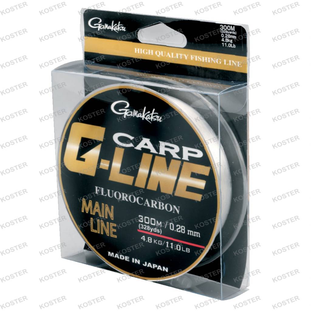 Gamakatsu G-Line Carp Fluorocarbon Natural # - www.henkkoster.nl
