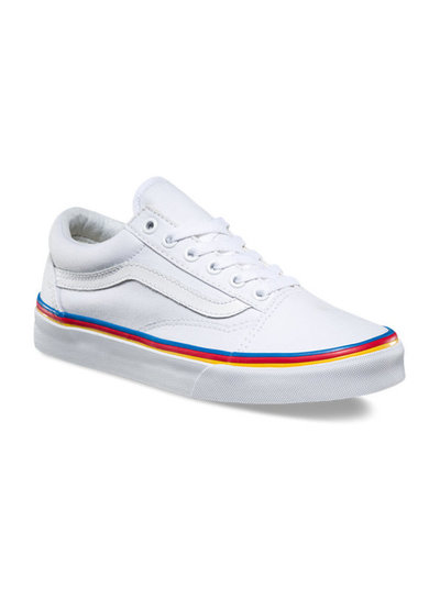 vans old skool weiss rainbow vans old skool weiss rainbow