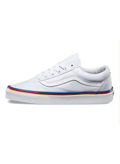vans old skool weiss rainbow vans old skool weiss rainbow