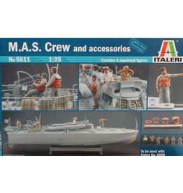 Italeri ITALERI M.A.S. CREW UND ZUBEHÖR 1/35