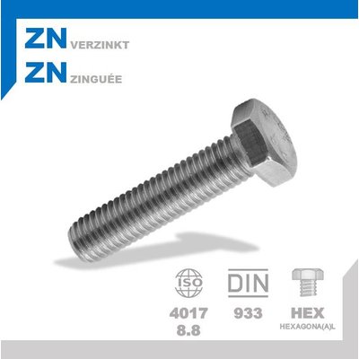 Boulon M6x35 ZN DIN933 (1 pc.)