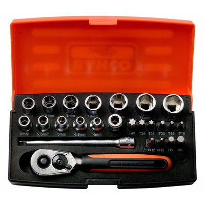 Bahco bits- en dopsleutelset (25-delig) SL25