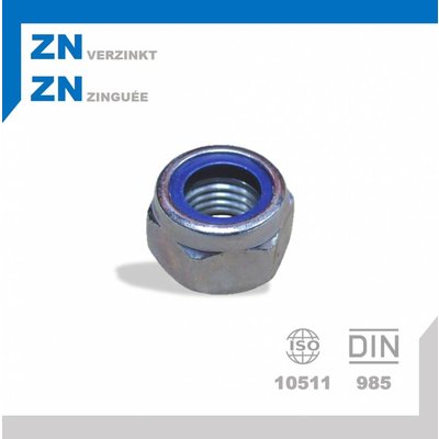 Borgmoer M3 DIN985 ZN