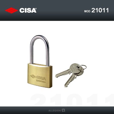 Cisa hangslot met hoge beugel 40mm 21011