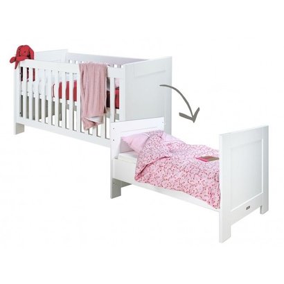 Bopita Cotbed Lukas wit babybed en juniorbed 70 x 140 cm