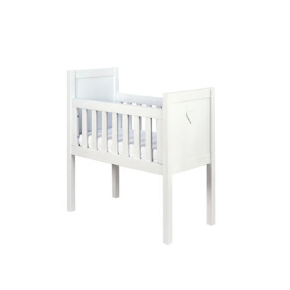 Bopita Wiegje - Hart Basic Wood White Wash