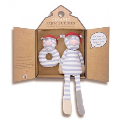 Apple Park Organic Farm Buddies cadeauset varkentje Piraat