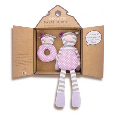 Apple Park Organic Farm Buddies cadeauset varkentje Penny