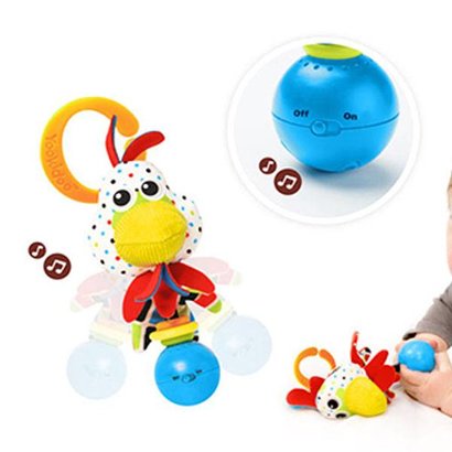 Yookidoo Rammelaar Shake Me Rattle Rooster - babyrammelaar haan