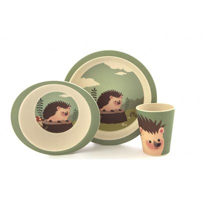 Yuunaa Kids Bamboe Kinderservies - Egel