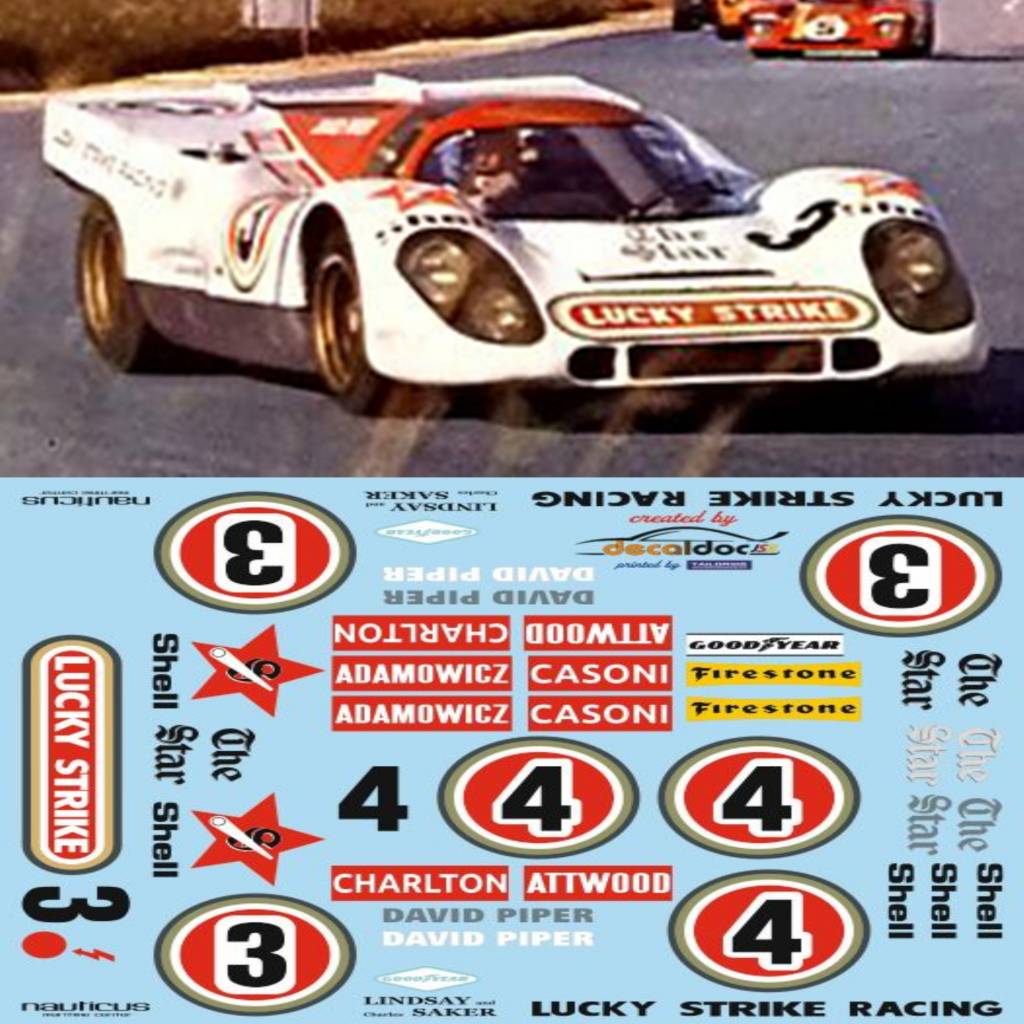 porsche 917 lucky strike tailormadedecals