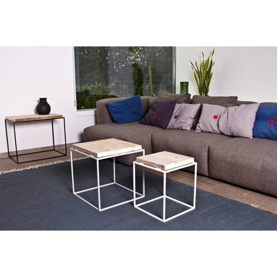 "Kastrup" Couchtisch aus Feinstahl