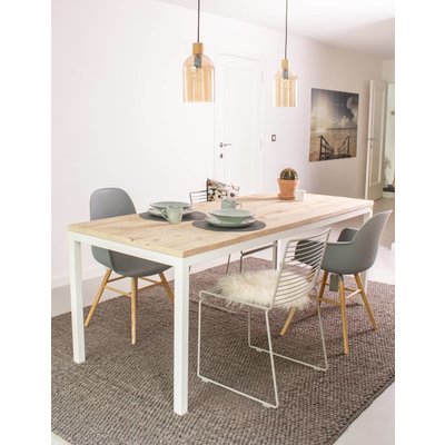 "Flora Outdoor" Tisch aus Bauholz mit Untergestell aus Stahl