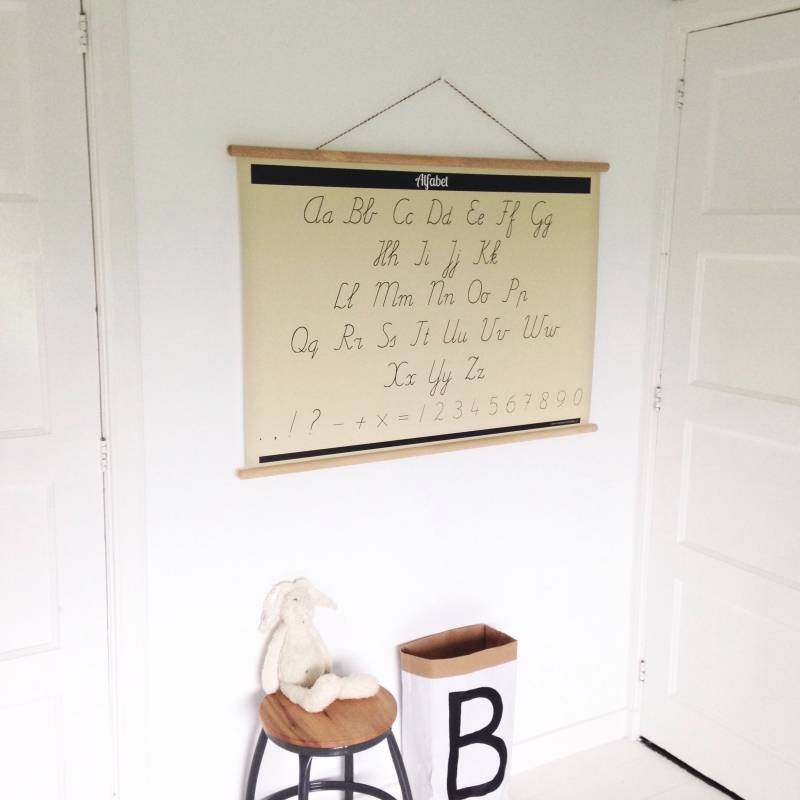 Schoolplaten in de kinderkamer