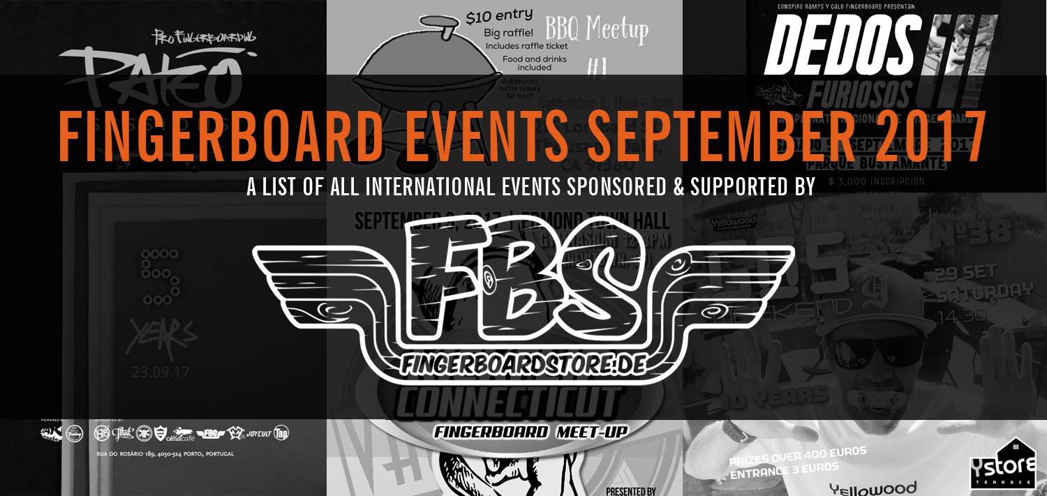 Fingerboard Events September 2017