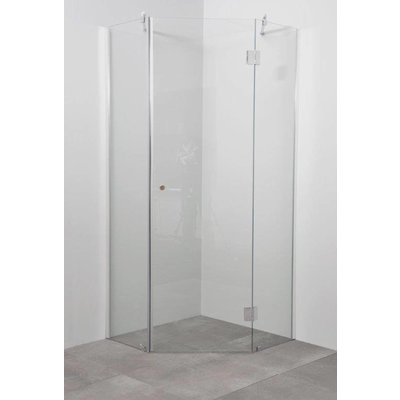 Sanitairstunthal 5 hoek douchecabine 100 x 100 cm
