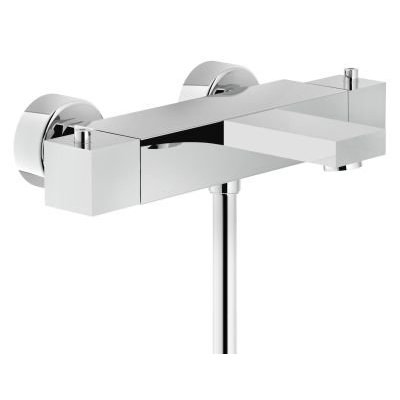 Sanitairstunthal Square badthermostaat 15 cm. chroom