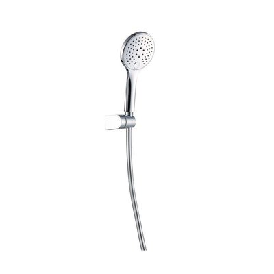 Sanitairstunthal Round badset m/handdouche 3funct.wandhouder-slang 150cm. chroom