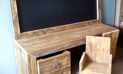 Kinder meubels van steigerhout, goedkoop bij special pink ... Speelhoek woonkamer kinder