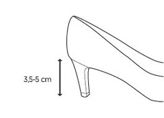 Middelhoge hak (3,5 - 5 cm)