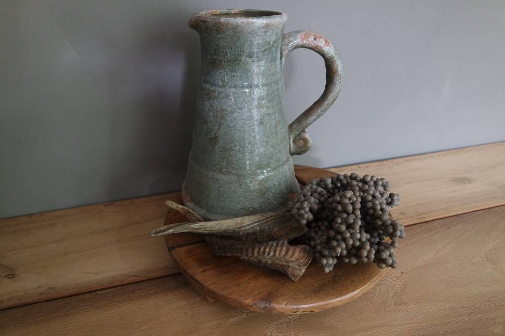 Aardewerk kan oud blauw - jghomedeco Aardewerk kan oud blauw - jghomedeco