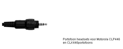 Portofoon headsets met M10 connector