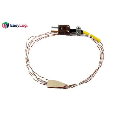 Lascar EasyLog T-TYPE SURFACE 1M5 T-Type thermokoppel sonde met rubberen tip Lascar EasyLog T-TYPE SURFACE 1M5 T-Type thermokoppel sonde met rubberen tip