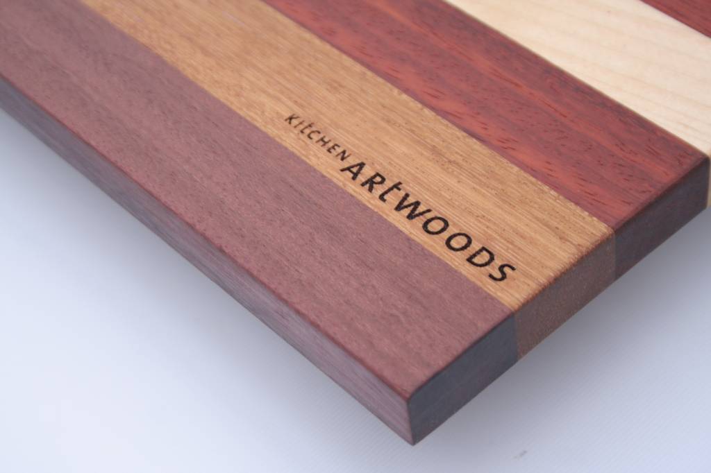 Luxury Breadboard Made Of Maple Purpleheart Padouc And Afzelia Luxury Breadboard Made Of Maple Purpleheart Padouc And Afzelia