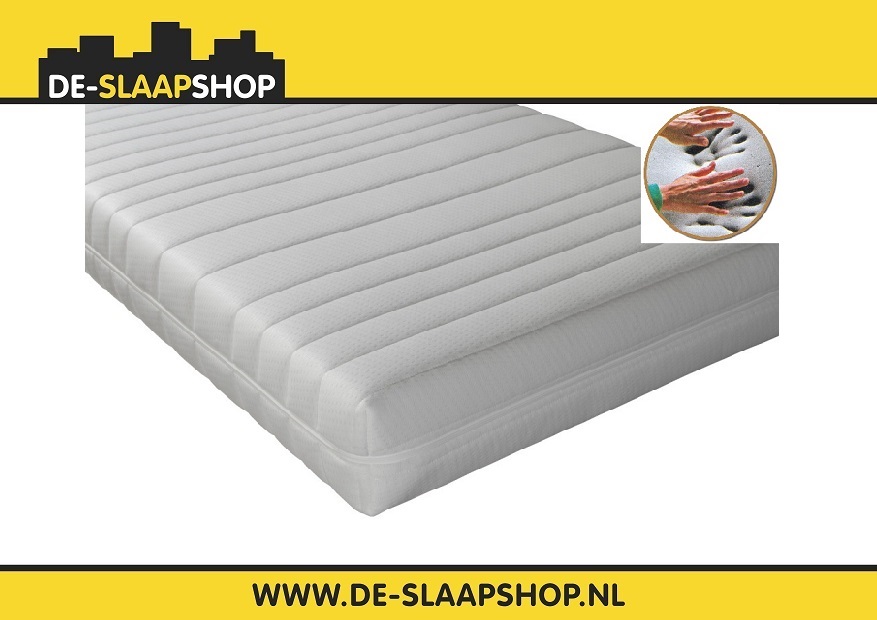 matrassen 180x200 pocketvering met traagschuim De-Slaapshop