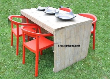 mobilier de jardin bois recyclé - BCdesignwood mobilier de jardin bois recyclé - BCdesignwood