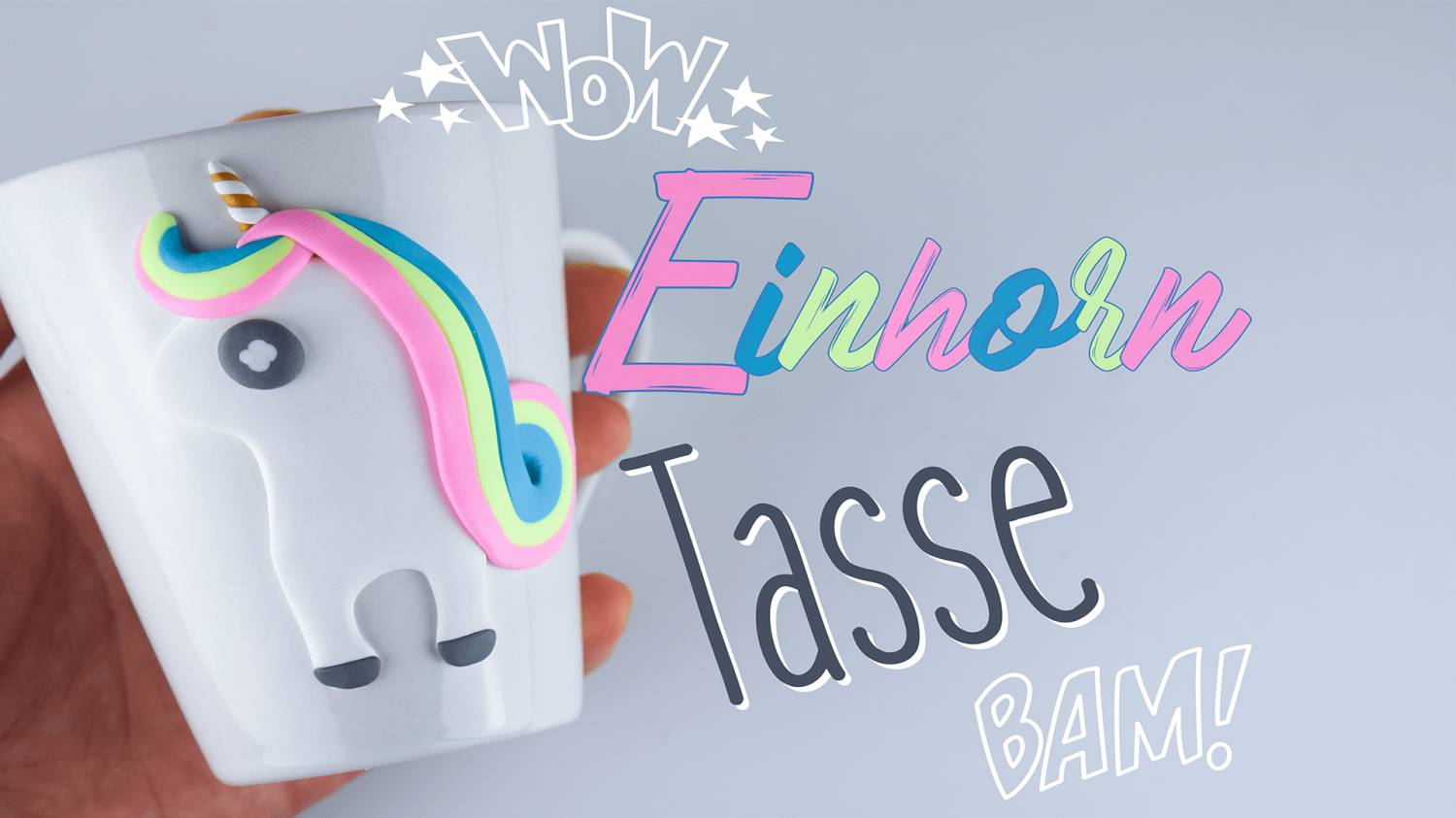 DIY Einhorn-Tasse