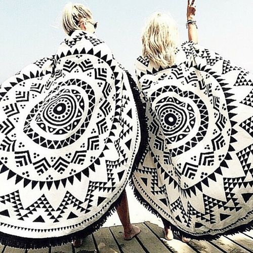 The Rough Roundie - Round Beach Towel